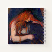 Edvard Munch - Vampire / Love and Pain Notitieboek (Achterkant)