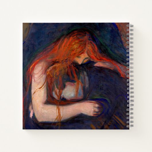 Edvard Munch - Vampire / Love and Pain Notitieboek (Achterkant)