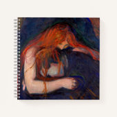 Edvard Munch - Vampire / Love and Pain Notitieboek (Voorkant)