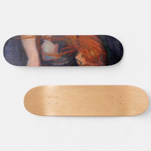 Edvard Munch - Vampire / Love and Pain Persoonlijk Skateboard (Horizontaal)