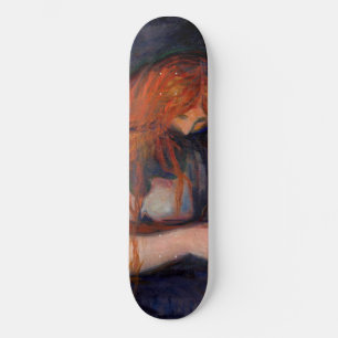 Edvard Munch - Vampire / Love and Pain Persoonlijk Skateboard
