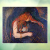 Edvard Munch - Vampire / Love and Pain Raamsticker (Vel 3)