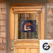 Edvard Munch - Vampire / Love and Pain Raamsticker (Huis Deur)