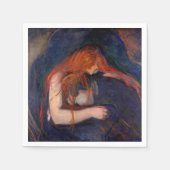 Edvard Munch - Vampire / Love and Pain Servet (Voorkant)
