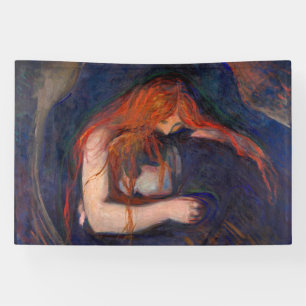 Edvard Munch - Vampire / Love and Pain Spandoek