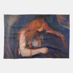 Edvard Munch - Vampire / Love and Pain Theedoek