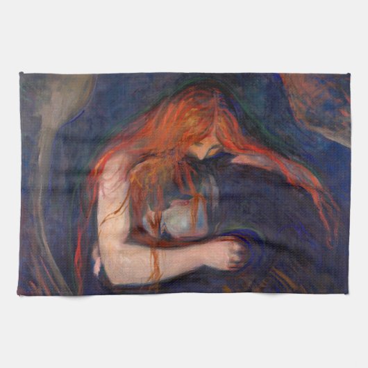Edvard Munch - Vampire / Love and Pain Theedoek (Horizontaal)