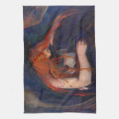 Edvard Munch - Vampire / Love and Pain Theedoek (Verticaal)