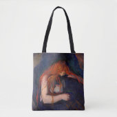 Edvard Munch - Vampire / Love and Pain Tote Bag (Voorkant)