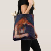 Edvard Munch - Vampire / Love and Pain Tote Bag (Dichtbij)