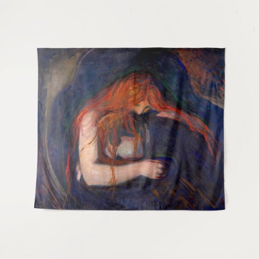Edvard Munch - Vampire / Love and Pain Wandkleed (Voorkant (horizontaal))