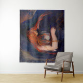 Edvard Munch - Vampire / Love and Pain Wandkleed (In situ)