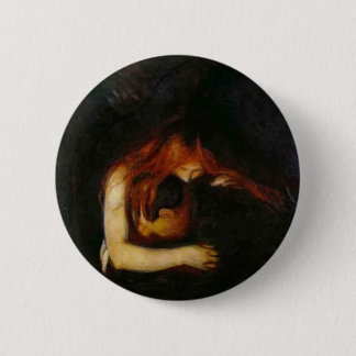 Edvard Munch - Vampire Ronde Button 5,7 Cm
