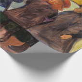 Edvard Munch - Vier meisjes in Asgardstrand Cadeaupapier (Hoek)