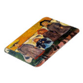 Edvard Munch - Vier meisjes in Asgardstrand Magneet (Linkerzijde)