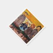 Edvard Munch - Vier meisjes in Asgardstrand Servet (Hoek)