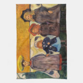 Edvard Munch - Vier meisjes in Asgardstrand Theedoek (Verticaal)