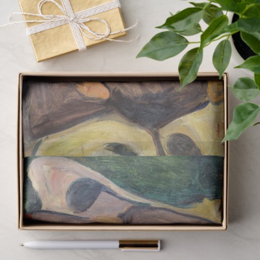 Edvard Munch - Vier meisjes in Asgardstrand Tissuepapier (Geschenk)