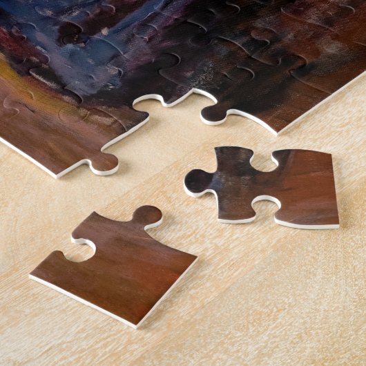 Edvard Munch - Vrouw met ziek kind, Overerving Legpuzzel (Zijkant)