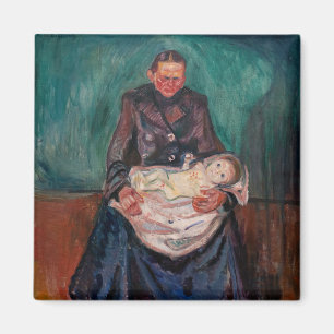 Edvard Munch - Vrouw met ziek kind, Overerving Magneet
