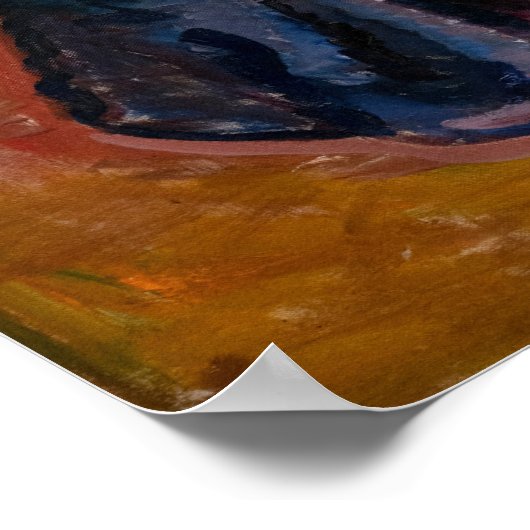 Edvard Munch - Vrouw met ziek kind, Overerving Poster (Hoek)