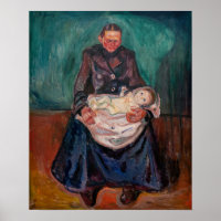 Edvard Munch - Vrouw met ziek kind, Overerving