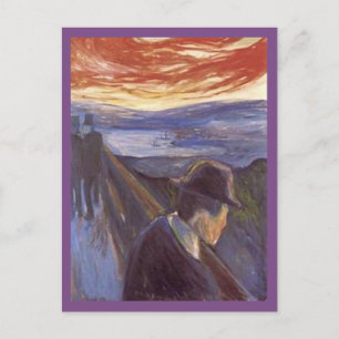Edvard Munch, wanhoop Briefkaart