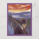 Edvard Munch, wanhoop Briefkaart (Voorkant)