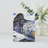 Edvard Munch - Winter, Kragero Briefkaart (Staand voorkant)