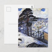 Edvard Munch - Winter, Kragero Briefkaart (Voorkant / Achterkant)