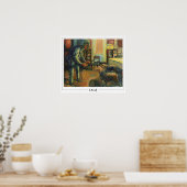Edvard Munch Zedign Art Poster #13-3 (Keuken)