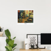 Edvard Munch Zedign Art Poster #13-3 (Thuiskantoor)