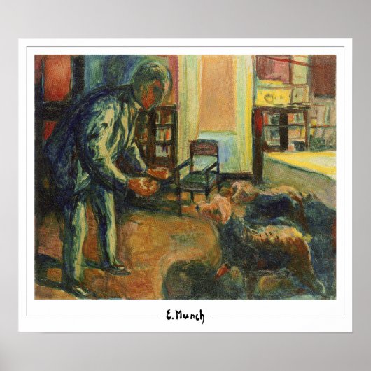 Edvard Munch Zedign Art Poster #13-3 (Voorkant)