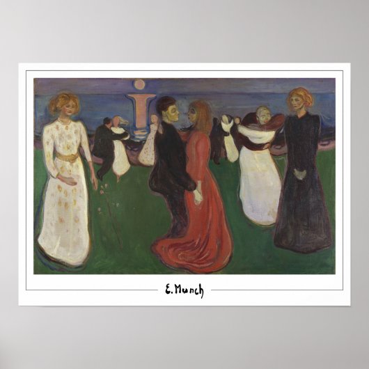 Edvard Munch Zedign Art Poster #193-3 (Voorkant)