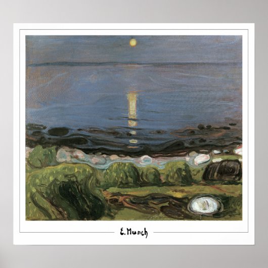 Edvard Munch Zedign Art Poster #20-3 (Voorkant)