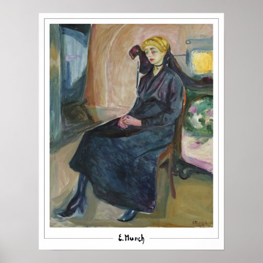 Edvard Munch Zedign Art Poster #427-3 (Voorkant)