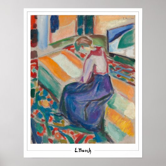 Edvard Munch Zedign Art Poster #55-3 (Voorkant)