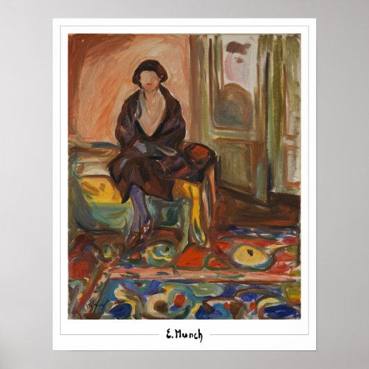 Edvard Munch Zedign Art Poster #598-3 (Voorkant)