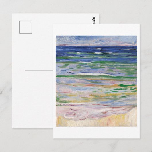 Edvard Munch Zee Uitzicht Schilderen Briefkaart (Voorkant / Achterkant)