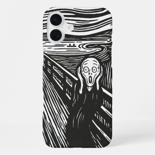 Edvard Munchs Schreeuw iPhone Hoesje (Achterkant)