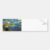 Edvard ontmoet Vincent Bumpersticker (Voorkant)