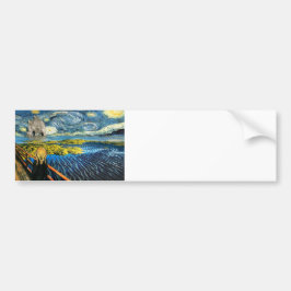 Edvard ontmoet Vincent Bumpersticker