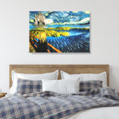 Edvard ontmoet Vincent Canvas Afdruk (Insitu (Slaapkamer))