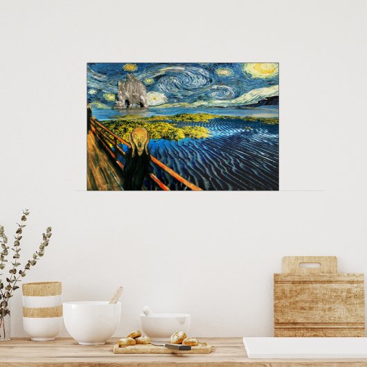 Edvard ontmoet Vincent Poster (Keuken)