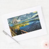 Edvard ontmoet Vincent Rechthoekige Sticker (Envelop)