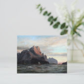 Edvard Skari Uitzicht uit Vaagekallen Lofoten Noor Briefkaart (Staand voorkant)