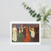 Edvard smakt - de Dans van het Leven Briefkaart (Staand voorkant)