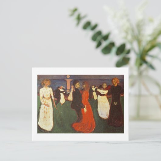 Edvard smakt - de Dans van het Leven Briefkaart (Staand voorkant)