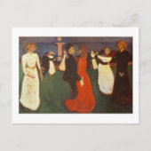 Edvard smakt - de Dans van het Leven Briefkaart (Voorkant)