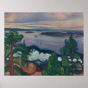 Edvard smakt - leid Rook op Poster